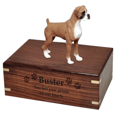 Standing Boxer X-Large Doggy Urn